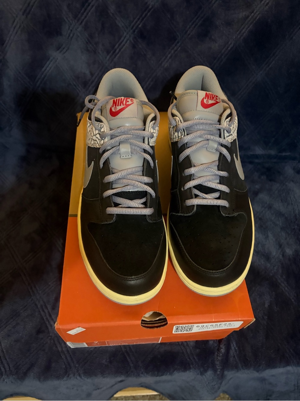 Nike Dunk Low J-Pack “Black Cement” Size 9 Brand New